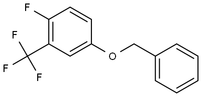 4-(benzyloxy)-1-fluoro-2-(trifluoromethyl)benzene Struktur