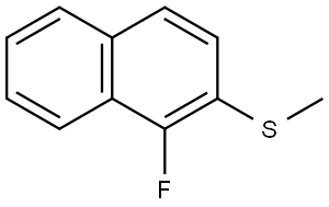 (1-fluoronaphthalen-2-yl)(methyl)sulfane Struktur