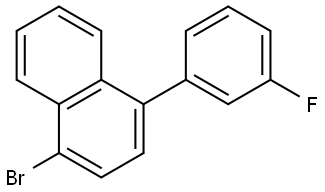 1-bromo-4-(3-fluorophenyl)naphthalene Struktur