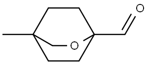 4-Methyl-2-oxabicyclo[2.2.2]octane-1-carbaldehyde Struktur
