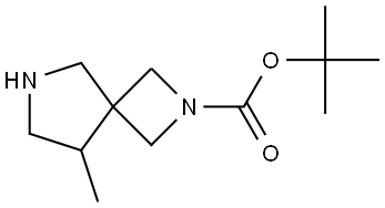 2,6-Diazaspiro[3.4]octane-2-carboxylic acid, 8-methyl-, 1,1-dimethylethyl ester Struktur