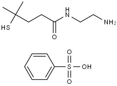 N-(2-aminoethyl)-4-mercapto-4-methylpentanamide benzenesulfonate|