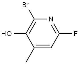 2-溴-6-氟-4-甲基吡啶-3-醇, 2921733-94-8, 结构式