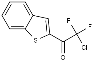 1-(benzo[b]thiophen-2-yl)-2-chloro-2,2-difluoroethanone Struktur