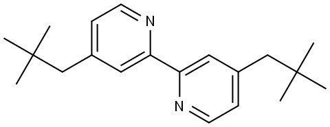 4,4'-Di(2,2-dimethylpropyl)-2,2'-bipyridine,2923729-93-3,结构式