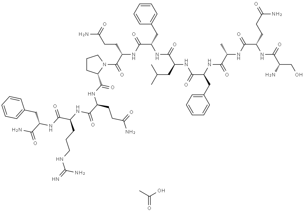 Neuropeptide SF (human) (acetate) Structure