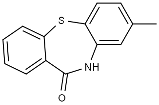 8-METHYLDIBENZO[B,F][1,4]THIAZEPIN-11(10H)-ONE Struktur