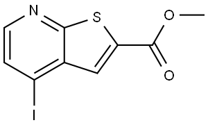methyl 4-iodothieno[2,3-b]pyridine-2-carboxylate Struktur