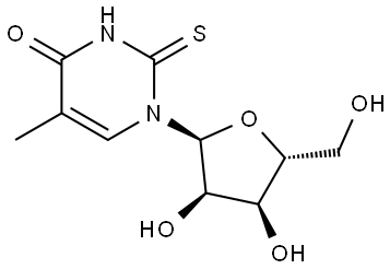 1-[(2S,3R,4S,5R)-3,4-dihydroxy-5-(hydroxymethyl)tetrahydrofuran-2-yl]-5-methyl-2-thioxo-pyrimidin-4-one|