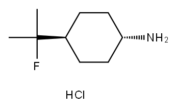 trans-4-(1-fluoro-1-methyl-ethyl)cyclohexanamine hydrochloride,2940879-95-6,结构式