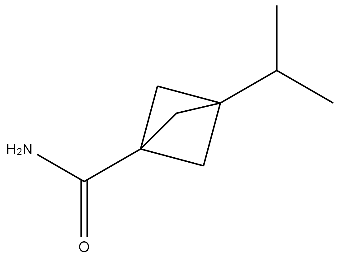 3-isopropylbicyclo[1.1.1]pentane-1-carboxamide Structure