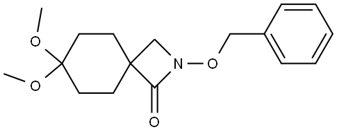 2-benzyloxy-7,7-dimethoxy-2-azaspiro[3.5]nonan-3-one|
