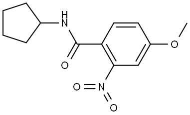 2943804-12-2 N-cyclopentyl-4-methoxy-2-nitrobenzamide