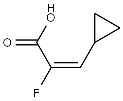 2-Propenoic acid, 3-cyclopropyl-2-fluoro-, (2E)-|(E)-3-环丙基-2-氟丙烯酸