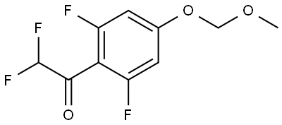 1-(2,6-Difluoro-4-(methoxymethoxy)phenyl)-2,2-difluoroethanone Struktur