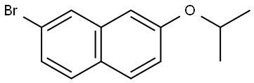 2-bromo-7-isopropoxynaphthalene Struktur