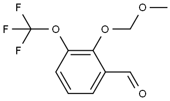 2-(Methoxymethoxy)-3-(trifluoromethoxy)benzaldehyde Struktur