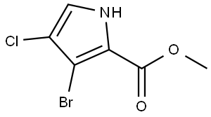 methyl 3-bromo-4-chloro-1H-pyrrole-2-carboxylate|