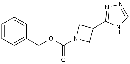 benzyl 3-(4H-1,2,4-triazol-3-yl)azetidine-1-carboxylate Struktur