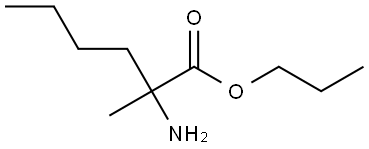 propyl 2-amino-2-methylhexanoate Structure