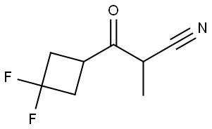3-(3,3-Difluorocyclobutyl)-2-methyl-3-oxopropanenitrile