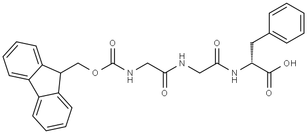 Fmoc-Gly-Gly-D-Phe Struktur