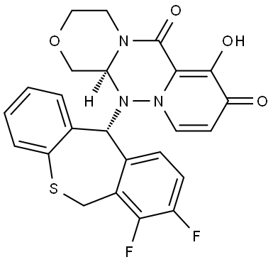 Baloxavir Enantiomer Struktur