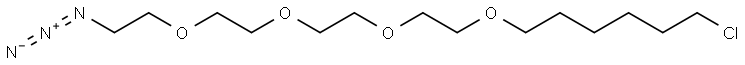 Azido-PEG4-C6-Cl Struktur