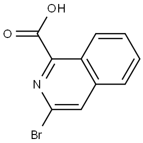 3-Bromoisoquinoline-1-carboxylic acid Structure