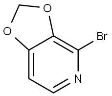4-Bromo-[1,3]dioxolo[4,5-c]pyridine Struktur