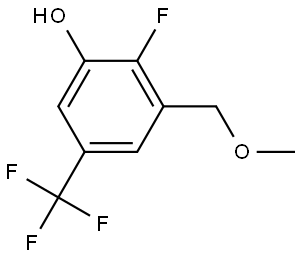 2-fluoro-3-(methoxymethyl)-5-(trifluoromethyl)phenol Structure