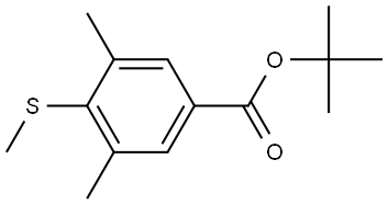 tert-butyl 3,5-dimethyl-4-(methylthio)benzoate Structure