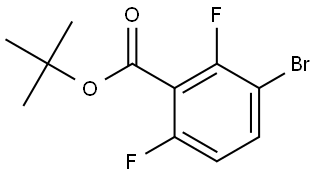 Tert-butyl 3-bromo-2,6-difluorobenzoate Structure