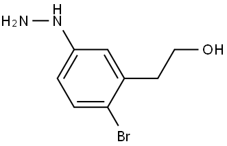 3003067-22-6 2-(2-溴-5-肼基苯基)乙醇