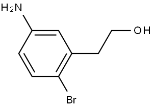 2-(5-Amino-2-bromophenyl)ethanol Structure