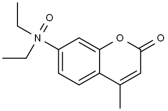 7-二乙氨基-4-甲基香豆素-N-氧化物 结构式
