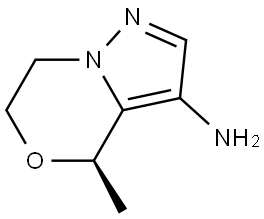 (R)-4-Methyl-6,7-dihydro-4H-pyrazolo[5,1-c][1,4]oxazin-3-amine Structure