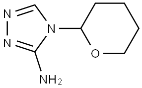 4-(Tetrahydro-2H-pyran-2-yl)-4H-1,2,4-triazol-3-amine Structure