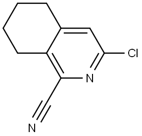 1-异喹啉腈,3-氯-5,6,7,8-四氢-,3012616-89-3,结构式