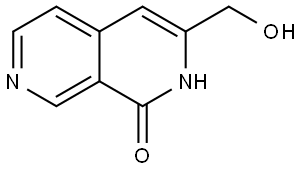 2,7-Naphthyridin-1(2H)-one, 3-(hydroxymethyl)- Struktur