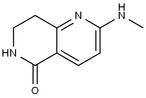 2-(methylamino)-7,8-dihydro-1,6-naphthyridin-5(6H)-one,3018159-27-5,结构式