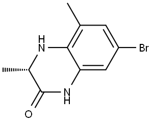 (S)-7-Bromo-3,5-dimethyl-3,4-dihydroquinoxalin-2(1H)-one Structure