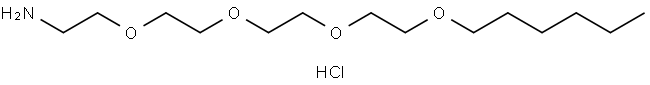 氨基盐酸盐-四聚乙二醇-C6 结构式