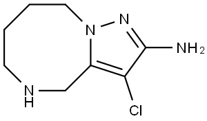 3024070-73-0 3-氯-4,5,6,7,8,9-六氢吡唑并[1,5-A][1,4]重氮辛-2-胺