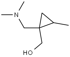 (1-((Dimethylamino)methyl)-2-methylcyclopropyl)methanol Structure