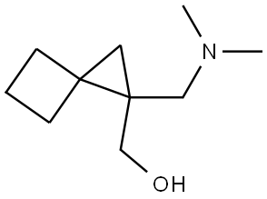 (1-((Dimethylamino)methyl)spiro[2.3]hexan-1-yl)methanol Structure