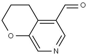 3,4-Dihydro-2H-pyrano[2,3-c]pyridine-5-carbaldehyde Structure