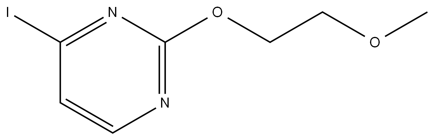 4-Iodo-2-(2-methoxyethoxy)pyrimidine Structure