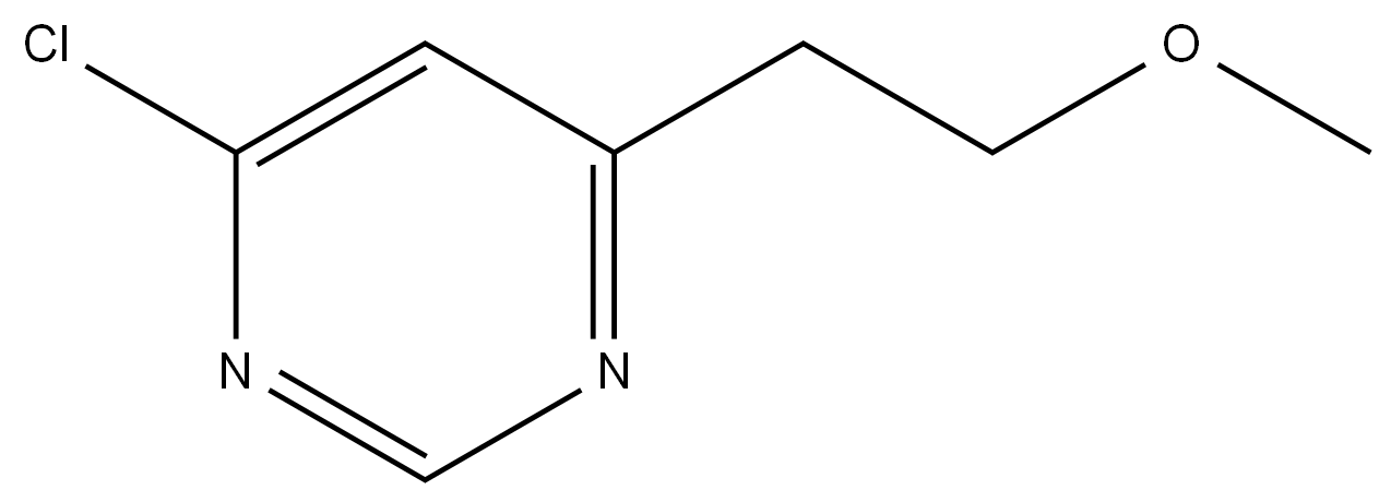 4-Chloro-6-(2-methoxyethyl)pyrimidine Structure