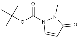 tert-butyl 2-methyl-3-oxo-2,3-dihydro-1H-pyrazole-1-carboxylate Structure